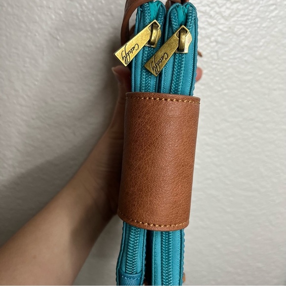 Catchfly Western Tassel Turquoise Crossbody Wallet Purse NEW - Picture 5 of 9